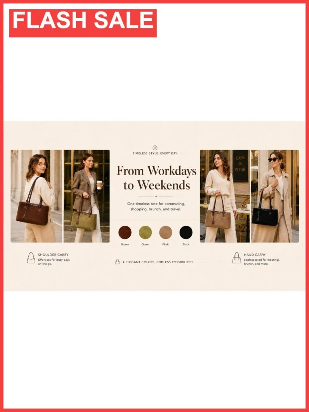 Faux Suede Hobo Tote Bag for Women Retro Slouchy Shoulder Handbag